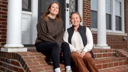 Lena Goins '26 & Sustainability Coordinator Kate Witte - Keene State Today