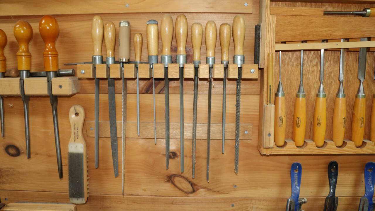 Tools in Fred's shop