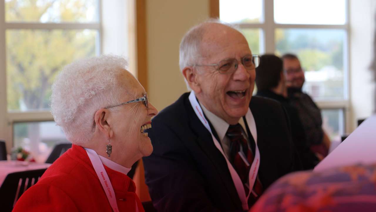 Dot Jobin ’62 and Ray Jobin ’63 M’70 at the Alumni Awards Luncheon