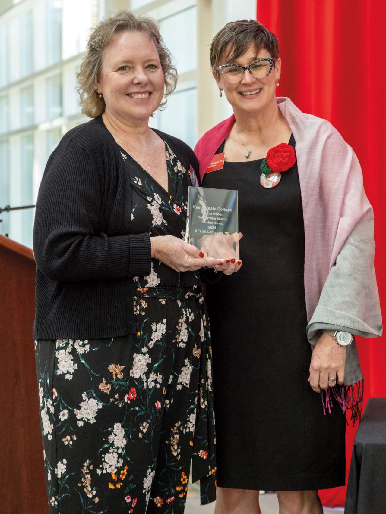 Norma Walker Outstanding Alumni Teacher Award Recipient Alison (Welch) LaCasse '90