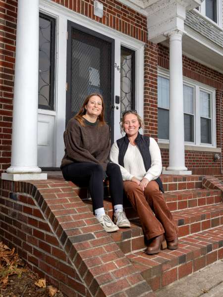 Lena Goins '26 & Sustainability Coordinator Kate Witte - Keene State Today